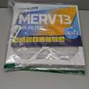 12121 MERV 13 Furnace Air Filters - HVAC/Furnace AC Filter Replacement (Actual Size 11.75x11.75x0.75) - Pleated Dust Defense Air Conditioner Filters for Home Office (2 Pack)