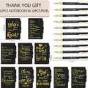 Chuangdi 20 Pcs Employee Appreciation Gift Bulk A5 Leather First Day of School Gifts Thank You Gifts 10 Inspirational Notebook and 10 Motivational Ballpoint Pen for Coworker Team Teachers Student