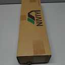 Niviy Curtain Rods for Windows 32 to 60 Inch, White Curtain Rods Set With 3 Brackets, Modern Decorative Drapery Rods, Heavy Duty Drapery Rods With White