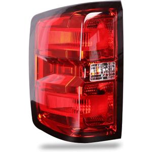 Tail Light Compatible With 2014-2019 Chevy Silverado 1500 2500 HD GMC Sierra 3500 HD Left Driver Side Taillight Replace 23431875 Halogen