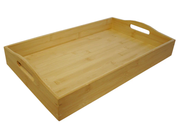 Wooden Bamboo Serving Trey