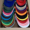 Foaincore 36 Pack Blank Baseball Cap Bulk Adjustable Back Strap Sublimation Hats Plain Unisex Trucker Hat for Men Women (One Size, Colorful)