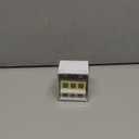 Miniature Cottage for Dollhouse Accessories Desktop Decor Wooden Mini House Storage Decoration Ornament Nice Present for Miniature Lovers (Yellow)