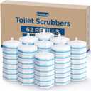 62 Count Toilet Wand Refills For Clorox Wand, 3-Layer Brush Heads with Upgraded Toilet Bowl Cleaners For 99.9% Stains Removal
