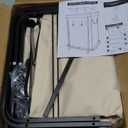 40 Gal(150L) High Grade Large Laundry Basket with Wheels, Rolling Laundry Hamper, Laundry Cart with Metal Frame and Removable Bag Design, Suitable for Laundry Room, Bedroom (White, 150L)