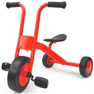 Toddler Tricycle Tricycle Folding Toddler Trike for Boys Girls Removable Push Handle Adjustable Canopy Safety Harness Storage Cup Holder (Color : Red)