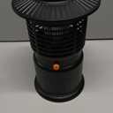 2-in-1 Bug Zapper Outdoor with Fan Suction, Effective Mosquito Trap & Insect Zapper, 10000mAh Rechargeable Fly Zappers for Indoor & Outdoor, IPX5 Waterproof (Black)