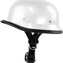 German Style Motorcycle Helmet,Adult Half Helmet Open Face DOT Approved, Motorcycle Cruiser Scooter Cool Helmet