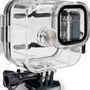 FitStill Waterproof Case for Go Pro Hero 11 Balck Mini Action Camera,60M/196FT Diving Protective Housing Shell Underwater Dive Case Shell with Mount Accessories Kit (HERO11 Black Mini Only)