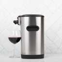 Boxxle Box Wine Dispenser 3L Stainless Steel - Elegant, Efficient, Sustainable - Keeps Wine Fresh for 6 Weeks - Enjoy Wine-by-the-Glass Anywhere