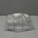 Clear Thickened Portable Caddy Tote, Shower Caddy with Handle for Art Supplies, Makeup, Crafts, Colored Pencils, Sewing, Office Supplies (Clear)