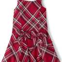 The Children's Place Girls' Sleeveless Dressy Bubble Hem Dress (Red, M)