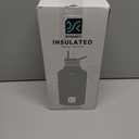 Insulated Water Bottle | Thickened Stainless Steel Vacuum Metal | Portable Sports Half Gallon Large Water Jug for Gym and Hiking with Straw, Carrier Bag, Handle Strap | BPA-Free 64 oz (Advanced Black)