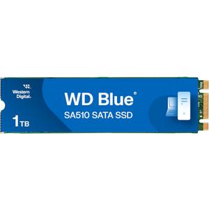 Western Digital 1TB WD Blue SA510 SATA Internal Solid State Drive SSD - SATA III 6 Gb/s, M.2 2280, Up to 560 MB/s - WDS100T3B0B