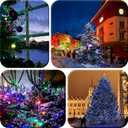 ASENEK Christmas Light, 33ft 100 LED Outdoor String Light with Timer & 8 Modes, 3AA Battery Operated Waterproof String Light for Outdoor and Indoor Dcor Multicolor