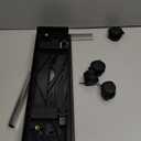 Adjustable Mobile CPU Stand, Ventilated Computer Tower Stand with 4 Caster Wheels Fits Most PC Tower, Under Desk CPU Holder PC Floor Cart Computer Riser for Students and Gamers (Black)