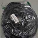 Aqerrow Cat6 Ethernet Cable 150FT, Outdoor Direct Burial Cat 6 Cable 24AWG High Speed Up to 10Gbps, 550MHz LLDPE (PE) UV-Resistant Waterproof RJ45 Network Internet Cable with 60 Ties for Router, Black