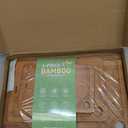 Bamboo Cutting Board for Kitchen, 3-Piece Set with Juice Grooves, Side Handles & Non-Slip Mats  Durable Bamboo Chopping Board for Meat, Vegetables and Fruits