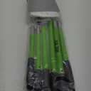 MXF Pooper Scooper, Dog Pooper Scooper Long Handle Stainless Metal Tray and Rake Set for Medium Small Dogs Heavy Duty - Use on Grass, Dirt or Gravel - Pet Supplies (Green)