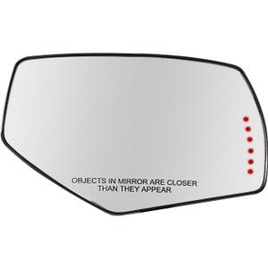 Right Passenger Side Mirror Replacement For 2014-2017 1500 2500HD 3500HD, 2015-2017 GMC Sierra 1500 2500 3500 -With Rear Holder and Spotter Glass Turn Signal 22919749 GM1325146