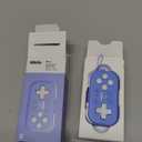 Nargos 8BitDo Micro Bluetooth Key Chain Sized Mini Controller for Nitendo Switch, Windows, Android and macOS (Micro- Blue)