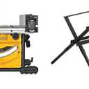 DEWALT Portable Table Saw with Stand, 8-1/4 inch, up to 48-Degree Angle Cuts (DWE7485WS)