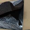 Sekcen 2 Pack Rubber Downspout Splash Block Rain Gutter Down Spout Drain Trays Brown