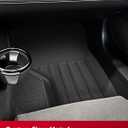 Floor Mats for Mazda MX5 Miata: 2016-2025 Custom Car Accessories, Fit for Fiat 124 Spider 2017 2018, All Weather Black Automotive Carpet Floor Liners for Miata MX-5 ND 2024 2023 2022 2021 2020 2019