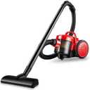 Hand Held Vacuum, Handheld Vacuum Cleaner, for Home Hard Floor Carpet Light Weight Power Strong Suction Powered Brushes Cordless Stick Vacuum (Red)
