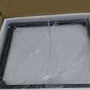 Side Tables Set of 2, End Tables with Tempered Glass, 2-Tier Nightstands with Storage Shelves, Coffee Table with Modern Style, Slim Sofa Table for Living Room, Bedroom, 11.8" D x 15" W, Black