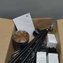 Tree Floor Lamp for Living Room, Industrial 3-Light Standing Lamp with 3 LED Bulbs, Adjustable Rotation Heads, Standing Tall Pole Lamp Farmhouse Rustic Reading Lamps for Bedroom Office (Black)