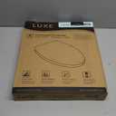 LUXE TS1008R Round Comfort Fit Toilet Seat with Slow Close, Quick Release Hinges, and Non-Slip Bumpers, (White)