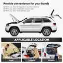 2 Pcs Rear Window Glass Lift Supports Struts Shocks Prop Rod Fit for 1991-2003 Ford Explorer, 1991-1994 Mazda Navajo, 1997-2001 Mercury Mountaineer 4608