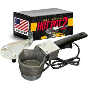 Do It Hot Pot 2 | Electric Lead Melting Pot | Melts Lead Ingots Quickly | 4 Pound Capacity | Melting Pot for Fishing Weight Molds & Bullet Casting Molds | Made in The USA