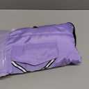 iBuddy Dog Winter Coat for Extra Small Dogs, Easy on XS Dog Snow Jacket Velcro Waterproof Pet Puffer Clothes with Harness Hole Adjustable Reflective Quilted Dog Cold Weather Vest for Girl 8-12 Pounds (Purple)