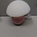 Cute Small Mushroom Lamp, PE Lampshade, Ceramic Base, Adjustable Light Color and Brightness with Power-Off Memory, Safe USB Powered, LED Mushroom Light for Bedroom Living Room (Pink)