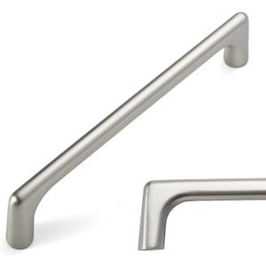 Amerdeco 10 Pack Brushed Satin Nickel Cabinet Pulls 5 Inch(128MM) Hole Centers Kitchen Cabinet Handles Hardware Kitchen Handles for Drawer Pulls ZH0041