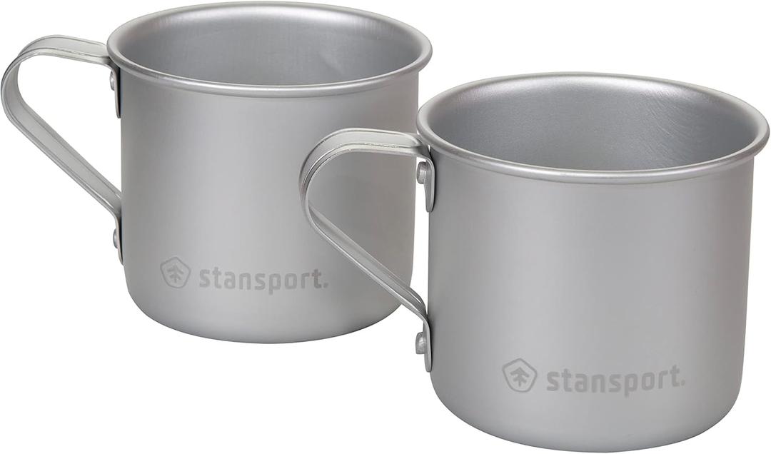 Stansport Aluminum Drink Cups - 2 Pack