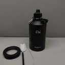 Swigina 1 Gallon Insulated Water Bottle with Silicone Boot (48hrs Cold/24hrs Hot)  DIY Stickers, Leakproof, BPA Free, 128 oz [2IN1 LID]