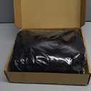 Putros 7.2FT Round Backdrop Cover Black Spandex Fitted Circle Balloon Arch Cover for Wedding Birthday Party Decoration