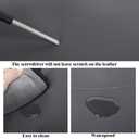 Car Seat Covers, Quilting Leather Seat Covers Full Set, Waterproof Faux Leather Automotive Seat Covers for Cars, Universal Car Seat Protectors Fit for Suvs, Trucks, Airbag Compatible (N4 Grey)