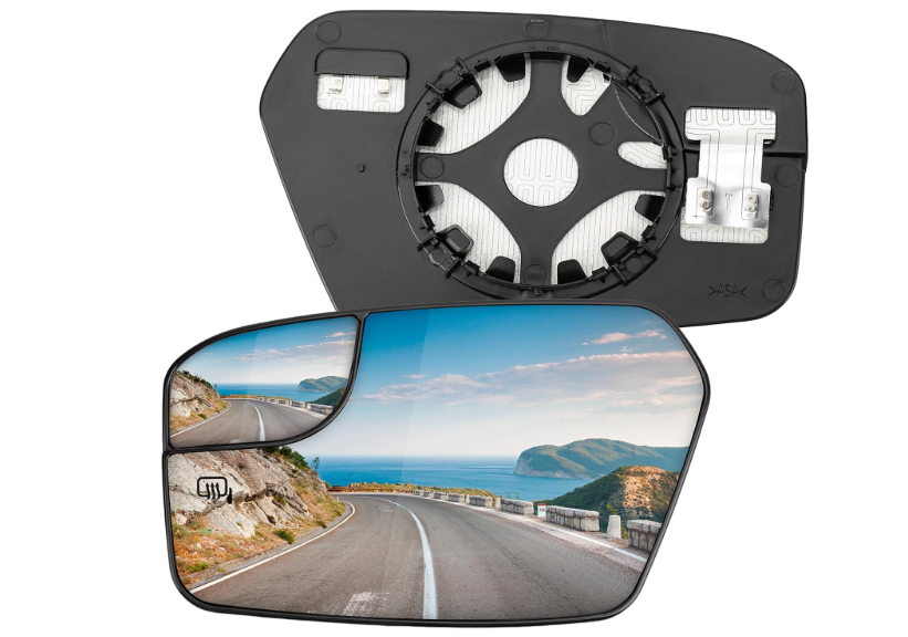 Driver Side Mirror Replacement for Ford Fusion 2011 2012 - Left Side Mirror Glass, Rear View Mirrors Glass with Power Heated