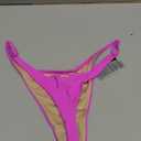 RELLECIGA Women's Adjustable High Cut Thong Bikini Bottom (Large)