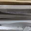 Kante 31.4" and 23.6" L Rectangular Concrete Planters (Set of 2), Outdoor Indoor Modern Plant Pot with Drainage Hole and Rubber Plug for Garden, Patio, Weathered Concrete Finish