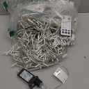 KNONEW 197FT 500 LED Christmas String Lights Outdoor Color Changing 11 Modes Timer Fairy Light Plug in Waterproof Lights for Xmas Tree Yard Wedding Decorations (Cool White to Multicolor)