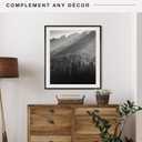 MCS Everline Collection 28x34 Matted Poster Frame with 24x30 Picture Display, Black Vertical & Horizontal Wall Hanging Large Frame for Photos, Posters & Art Prints (1-Pack)