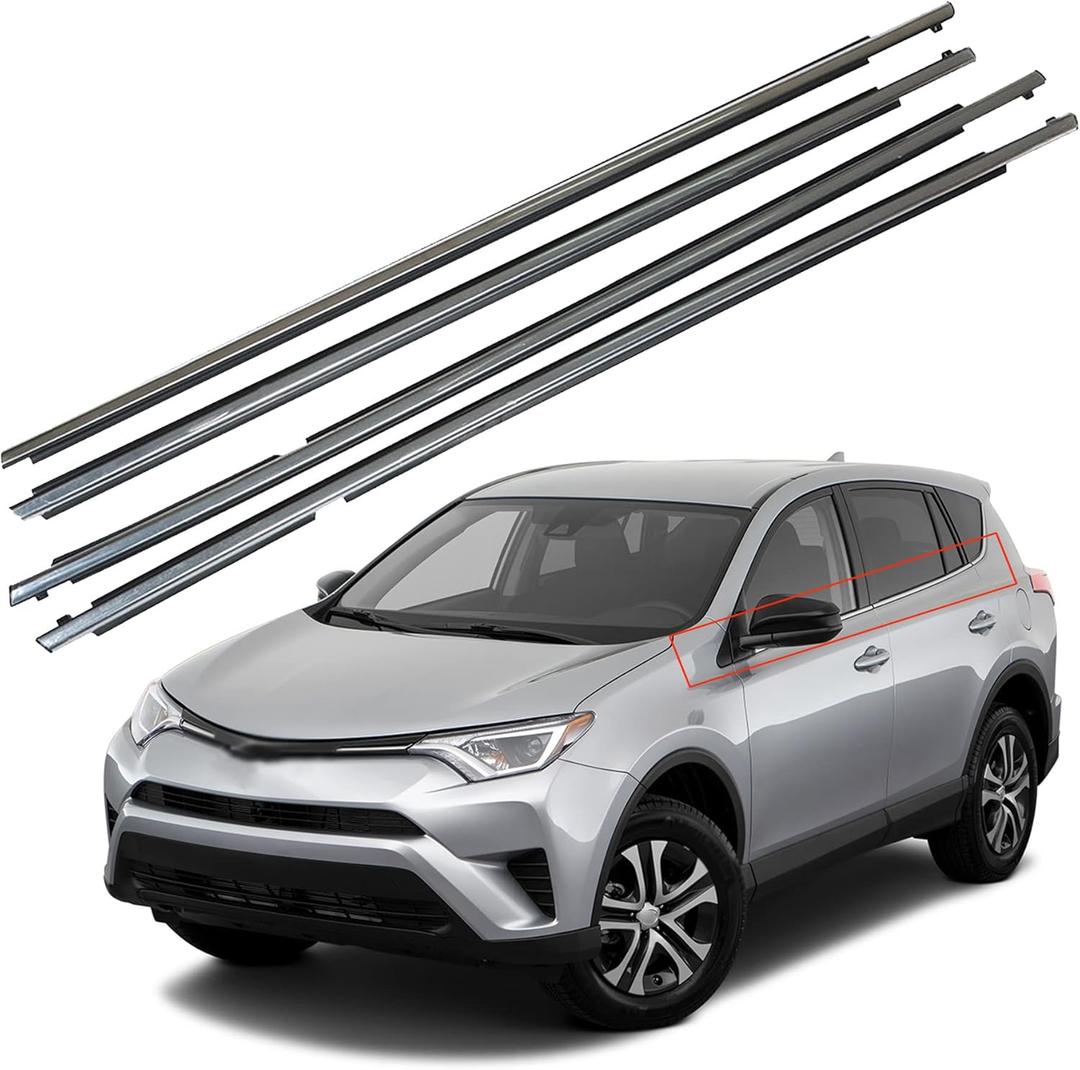 Weatherstrip Window Moulding Trim Sill Seal Belt Replacement for RAV4 2013-2018