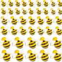 Tidponra 120PCS Bumble Bee Dcor, Resin Honey Bees for Crafts, Small Plastic Bees Ornaments for Decorations