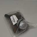 5 Pieces Halloween Speaker Costume Include Brown Bald Cap Extended Microphone Mustache Eyebrows for Men, Women, Adults (Black)