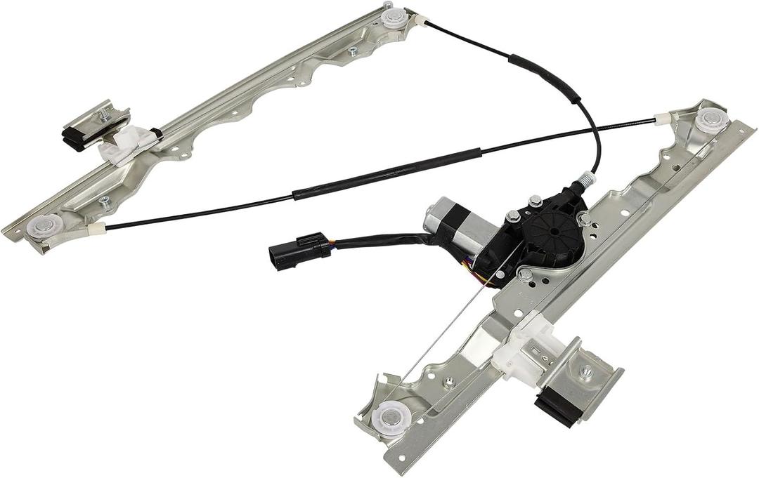 FINDAUTO 748-962 Power Window Regulator for 2009-2010 for Jeep Commander | Front Left Power Window Regulator With 6 pins Motor Assembly,748-962